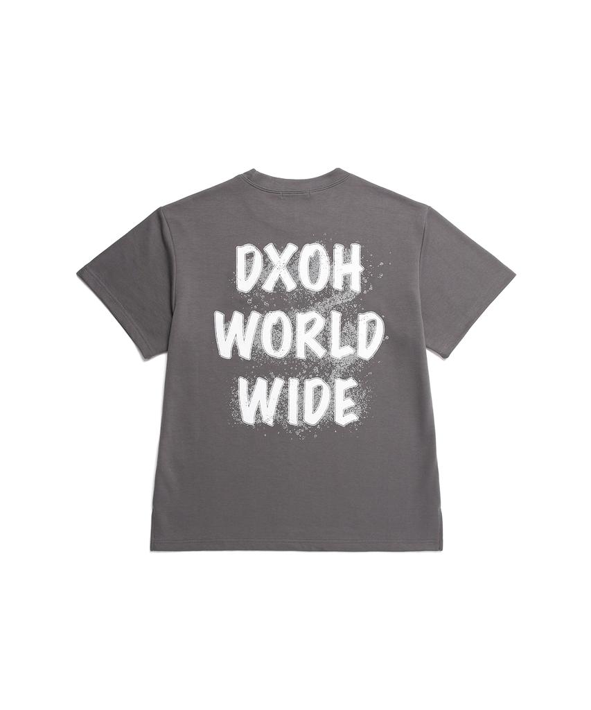 D.XO.H Worldwide T-Shirt Charcoal