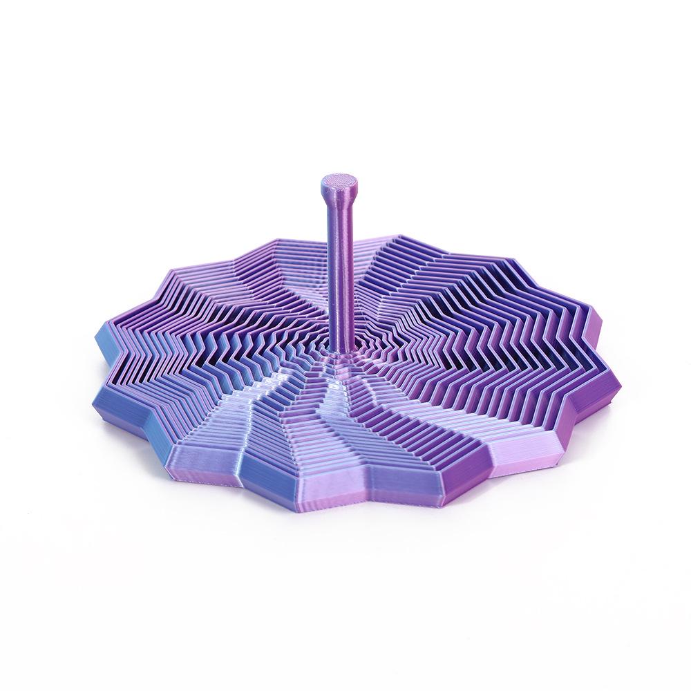 Polygonal Radish Tower: 3D Printed Foldable Star Tower Educational Toy for Kids