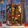 Weihnachts-Eckladen DIY Schreibtisch-Bauszene für Erwachsene 3D Vintage Puzzle Regal-Einsatz Sammlerstück Dekoration Spielzeug