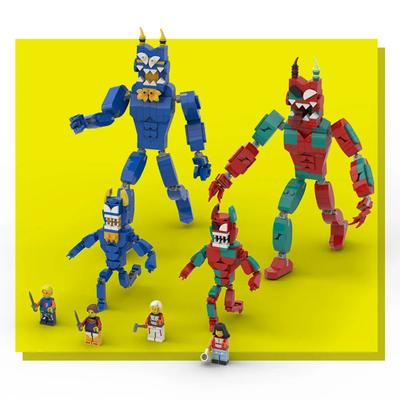 Garden of Banban 8 Building Blocks Truffletoot Block Flumbo Syringeon Bittergiggle Jester Dadadoo Plastic Toy for Kids Gifts