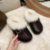 Autumn and Winter New Cotton Slippers Women's 2025 Outdoor Wear Waterproof, Non-slip and Warm Indoor Warm Soft Bottom Couple Cotton Slippers