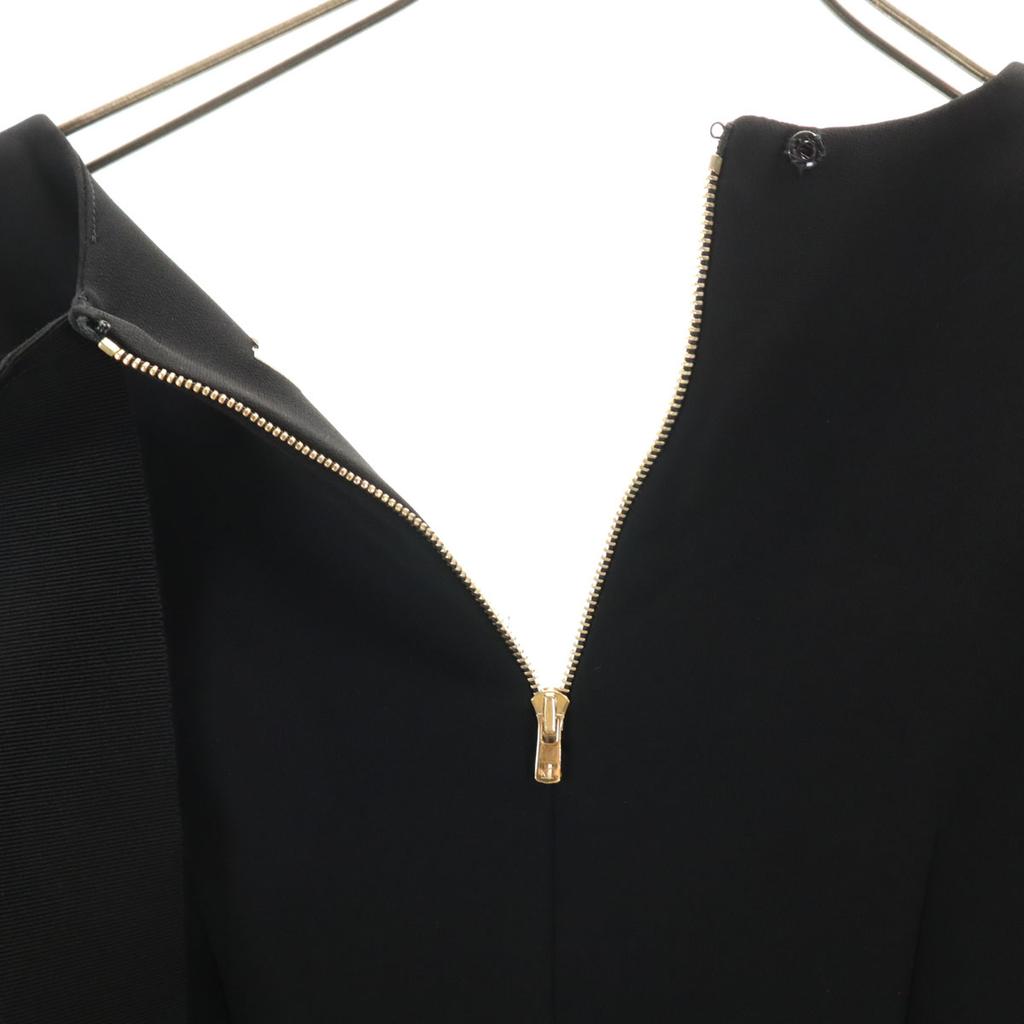 Claudie Pierlot Five-quarter Sleeve Ruffled Hem Knee-length Dress 36 Women Used