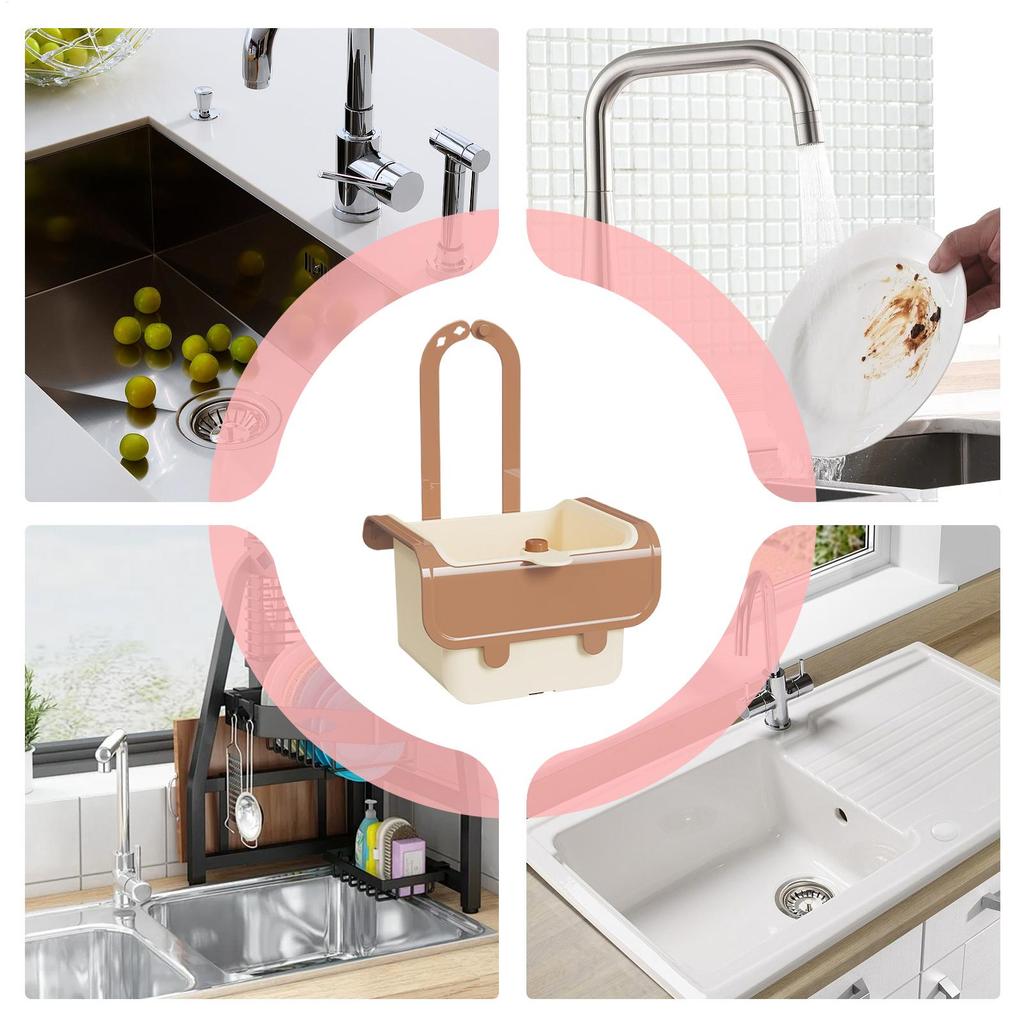 Drain Basket for Kitchen Sink drain bag Sink Home Storage Drain Basket Hanging Drain Basket Bag Kitchen Waste Collector