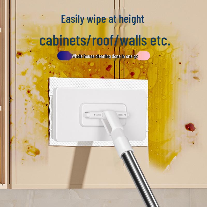 Hands-Free Face Towel Clip & Mop: Easy Disassembly, Automatic Clip for Secondary Use with New Press Design.