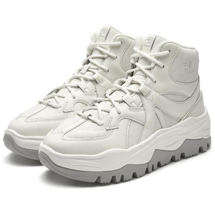 FILA Modern Comfortable Versatile Shock Absorbing Durable Mid-Top Casual Shoes Women Casual Shoes Snow-White F12W341114FWT