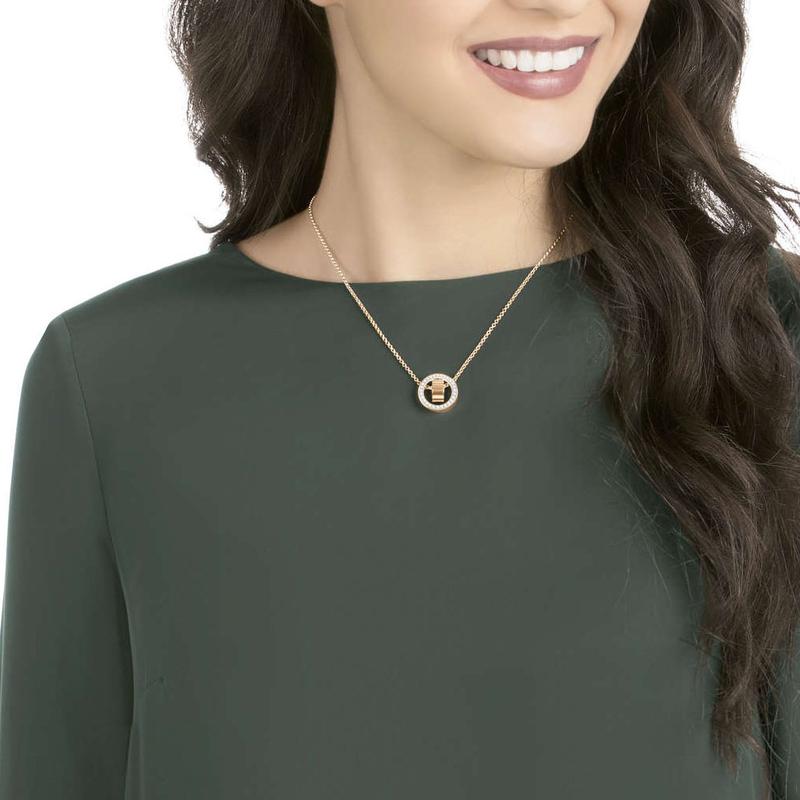 Swarovski Hollow time comes, simple and modern clavicle chain necklace, women's model 5289495