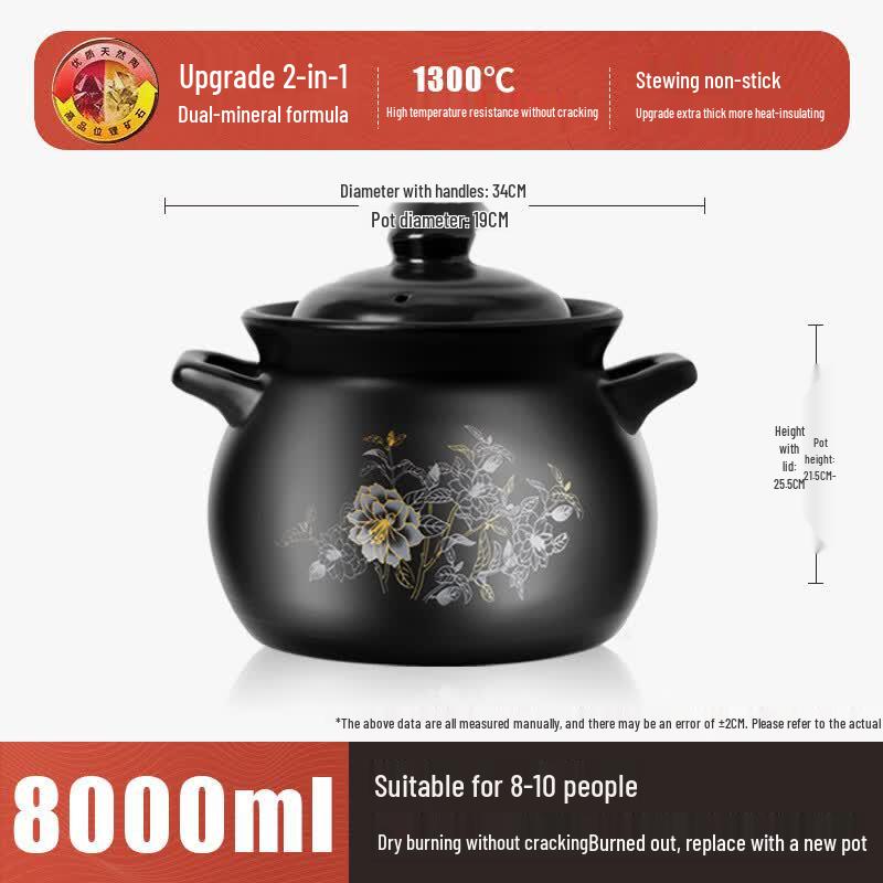 Hanyou Commercial Clay Casserole Pot
