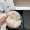 Angora Rabbit Fur Winter Women Knitted Beret Fashion Letter M Wool Berets Lady Warm Waking Bonnet Beanie Girl'S Painter Hat