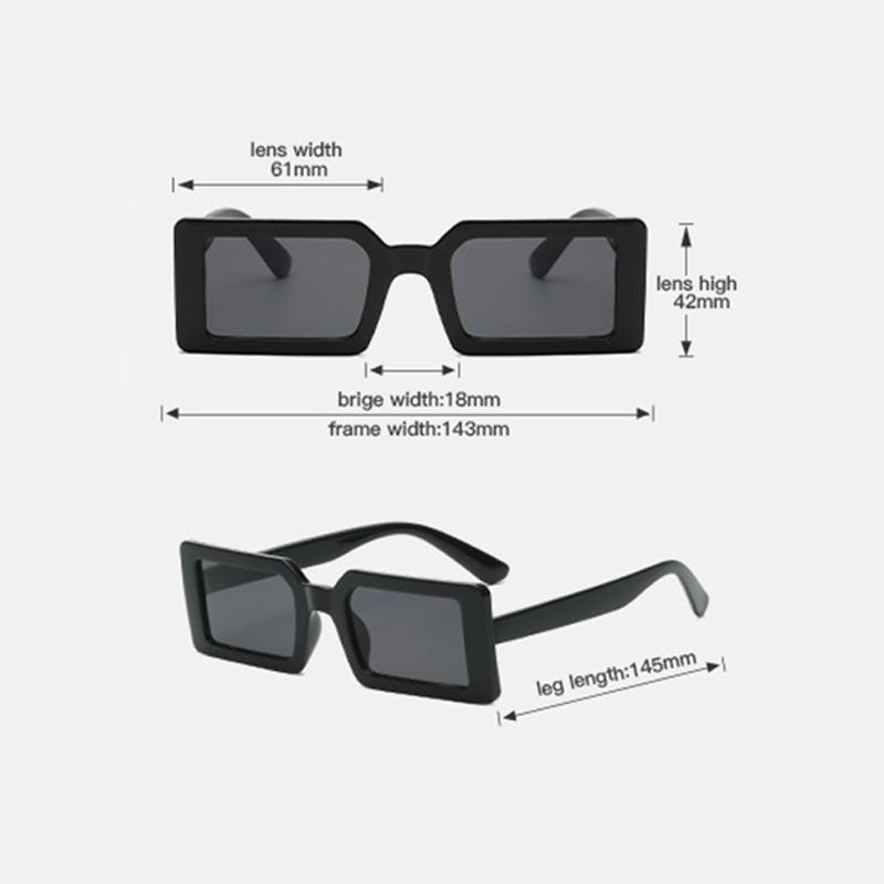Square Sunglasses Woman Rectangle Luxury Brand Small Frame Trendy Cycling Glasses For Men Eyewear Auto Motorcycle Accessories