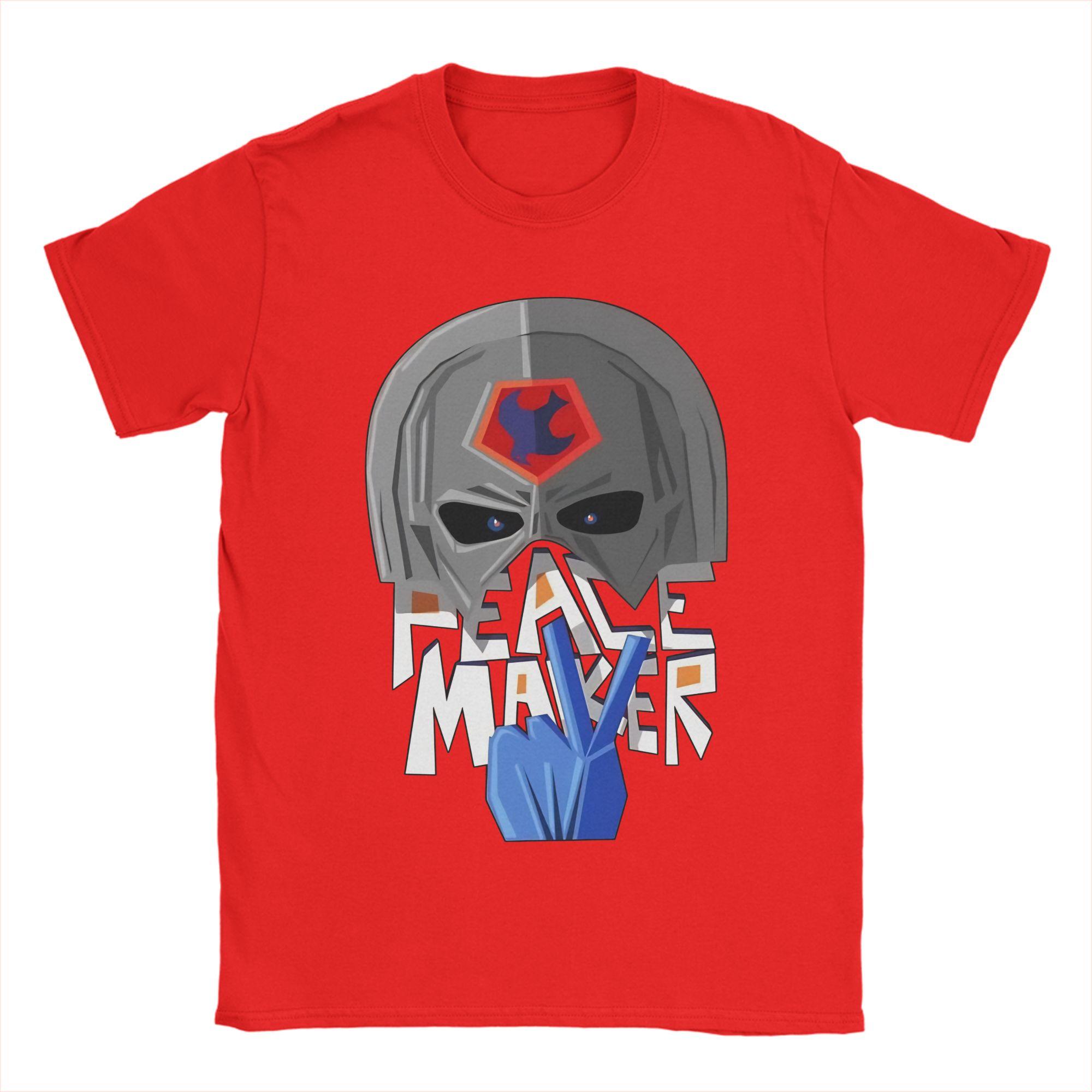 Vigilante Peacemaker Unisexs T Shirts  Cool Tees Short Sleeve O Neck TShirt 100 Cotton Gift Idea Tops S