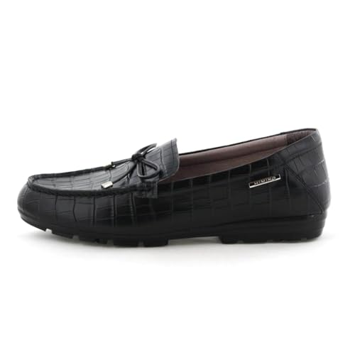 HIMIKO / Ribbon Motif Moccasins / 651109 Black 230