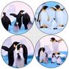 Lurrose Set von 10 Miniatur-Pinguin-Figuren, Langlebiges Harz, Perfekt für Mikro-Landschaften, Heimdekoration und mehr