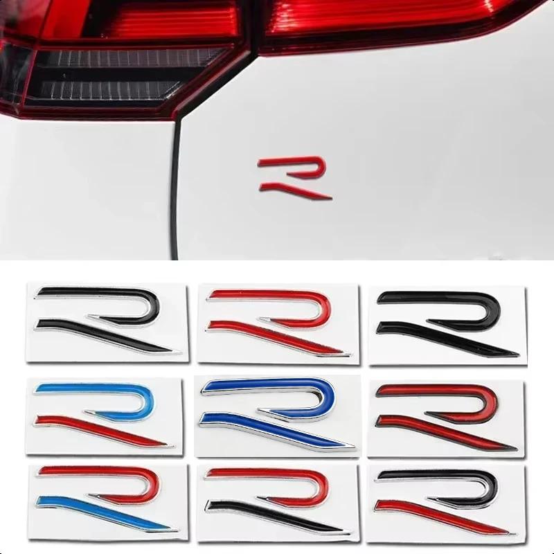 Металеві Наклейки R Car Наклейка на Багажник для R Line Golf 8 Beetle Scirocco Passat Sharan Tiguan Jetta Наклейка на Крило Збоку