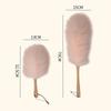 1PC Home Cleaning Real Wool Duster, Electrostatic Dust Removal Hanging Feather Dusters Cleaner for Car Piano Lamp Furniture