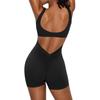 Women's Jumpsuit Sexy Backless Jumpsuit Shorts Sleeveless