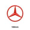 Car Sticker For Benz 1pcs 188mm 210mm ABS Car Front Grille Badge Sticker For Mercedes Benz AMG Class W204 W205 W203 W206 W220 W2