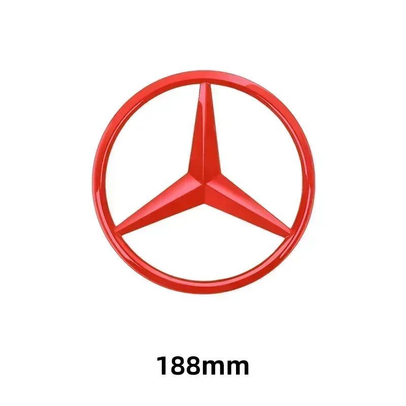 Car Sticker For Benz 1pcs 188mm 210mm ABS Car Front Grille Badge Sticker For Mercedes Benz AMG Class W204 W205 W203 W206 W220 W2
