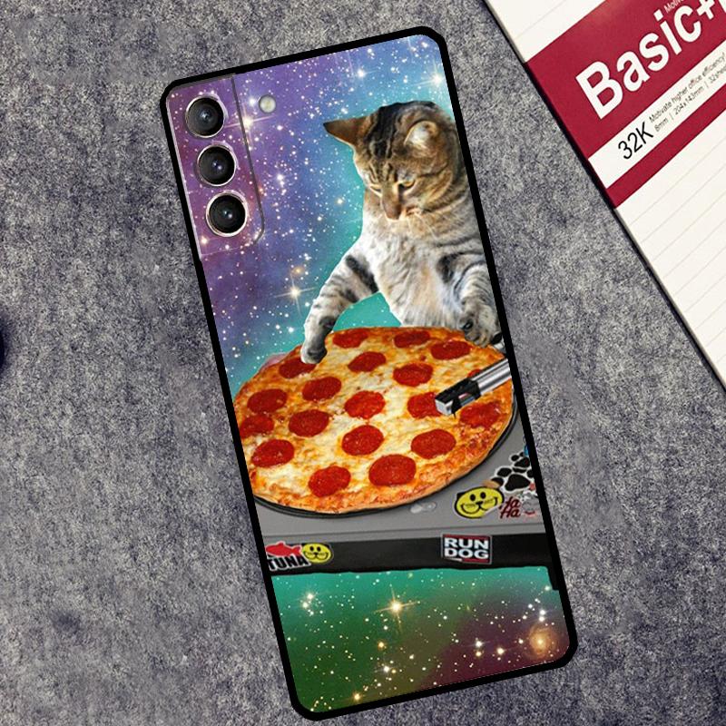 Pizza Food Bacon Cheese Case For Samsung Galaxy S26 S25 S24 Ultra S20 FE S21 S22 S23 Plus S10 S25 FE Cover Couqe