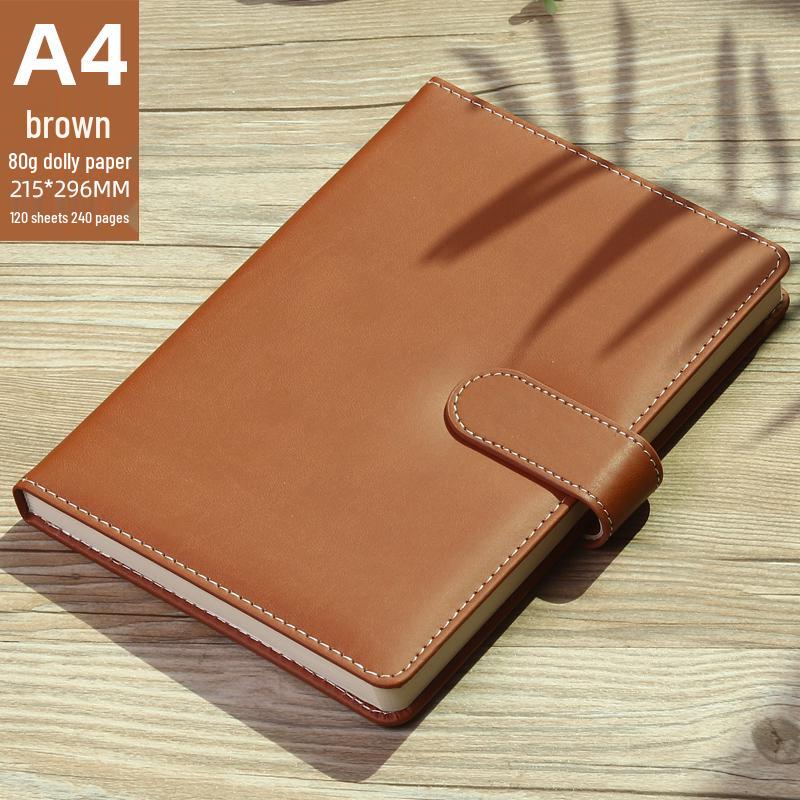 A4 Thick Business Notebook for College Students and Meetings