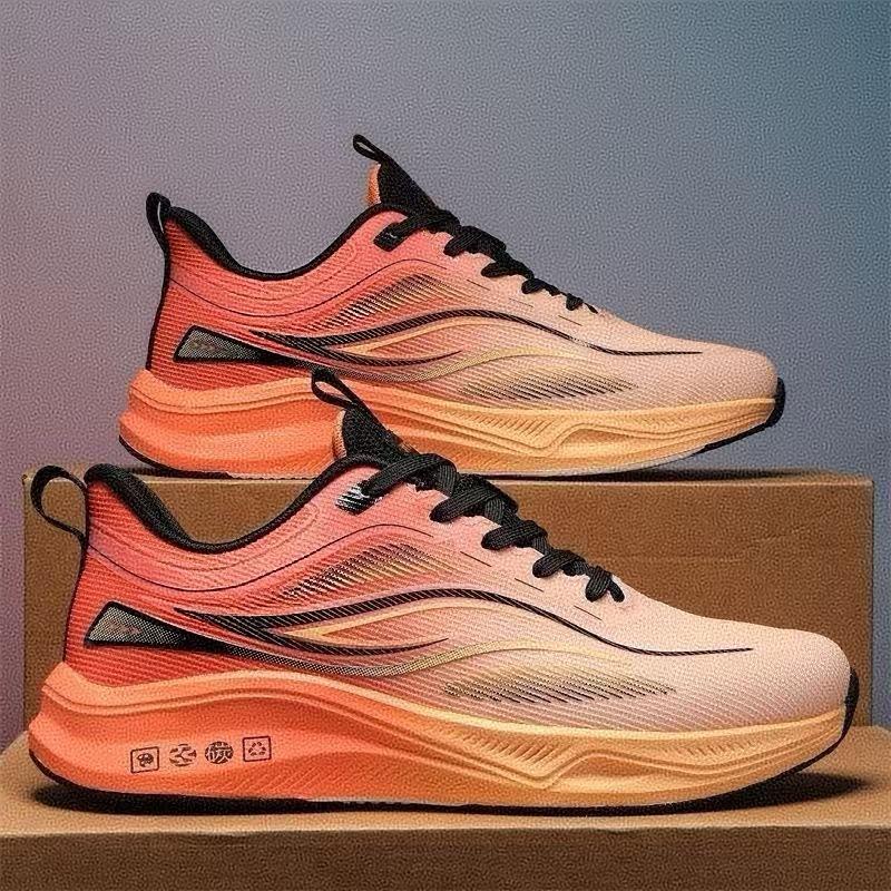 Sneakers spring and summer new thick-soled comfortable running shoes mesh breathable thin fashion men's shoes