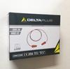 DELTAPLUS CONICCO200 Disposable Earplugs with 200 Pairs SNR 36dB NRR 33dB Cord, PU, (Individually Wrapped), Red, /