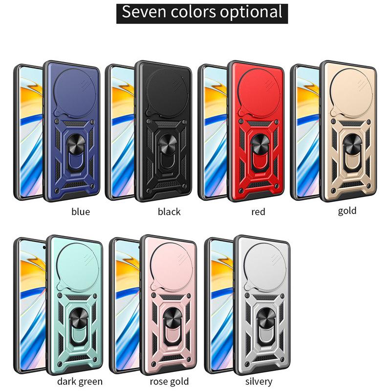 Armor Case for OnePlus 12 One Plus 12R 11 11R Cover Lens Protection with Ring Magnetic Holder Business Full Protection Cover