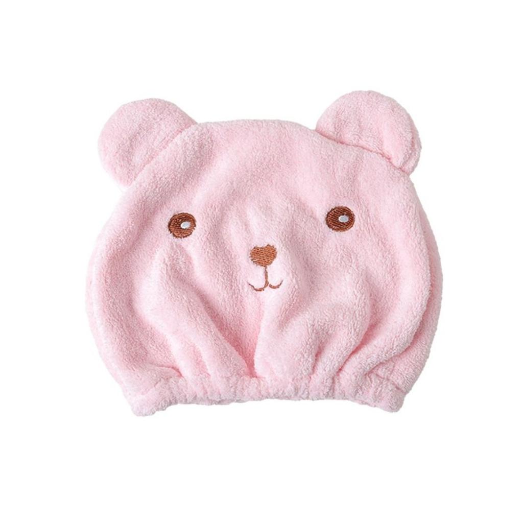 New Cartoon-shaped Hygroscopic And Breathable Microfiber Turban Quick-drying Hair Cap Wrapped Towel Cap Towel Hair Cap