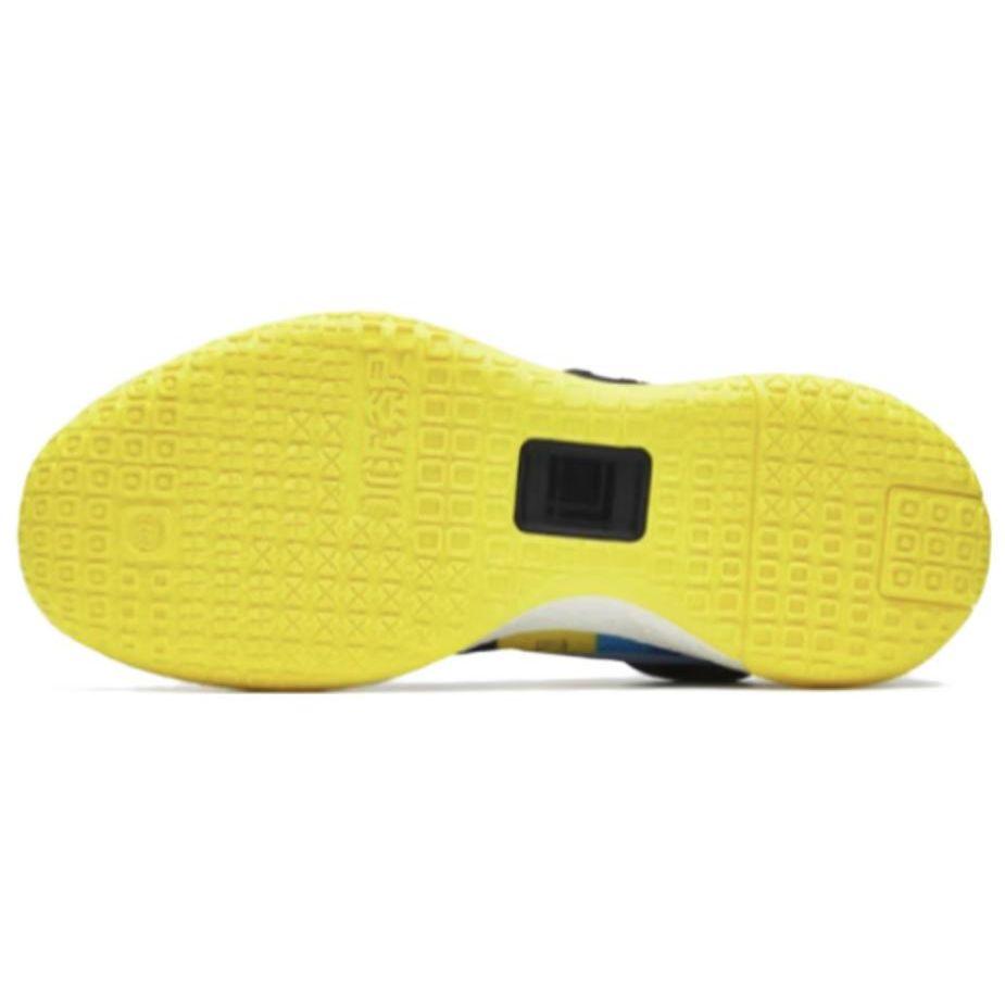 Anta Dominator Shock Absorption Non-Slip Wear-Resistant Low-Top Basketball Shoes Men sneaker Black Yellow 112241112-6