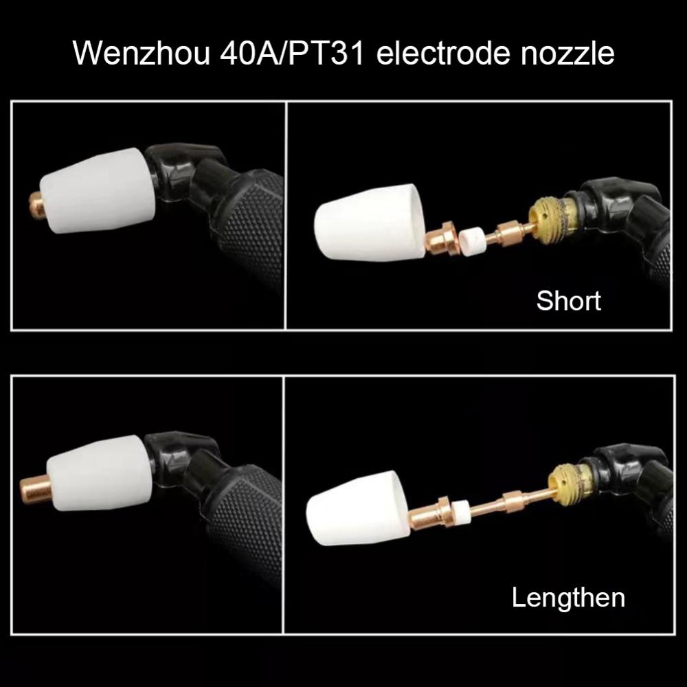 Shunt Plasma Cutting Welding Material Portable Plasma Cutter Electrode Nozzle Protective Cover Tip Electrodes Nozzles Accessory