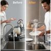 300W Instant Electric Water Heater Tap Hot & Cold Kitchen Sink Faucet with Over-Protection & Easy Installation for Dish Washing