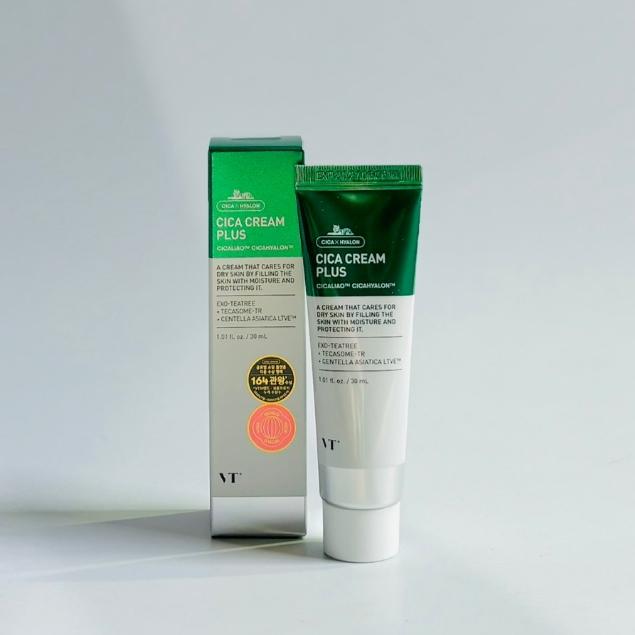 VT CICA Creme PLUS 100ml/ Leicht, Feuchtigkeitsspendend & Beruhigend, Feuchtigkeitsspendend, Koreanische Kosmetik, Kbeauty