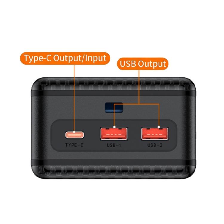 Outdoor Essential Removable Battery Case with Multi Mode LED Light for DIY Charging and Camping Applications Battery Box