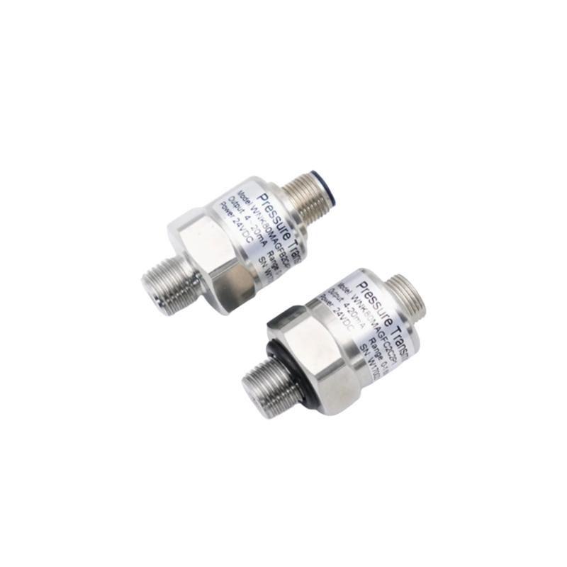 Threaded 0-1MPa Pressure Sensor - Customizable 4-20mA Output - Water/Oil Media - IP67
