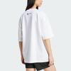 adidas Originals X Hello Kitty Kuromi Cartoon Print Loose-Fit Kurzarm-T-Shirt Damen Tops Weiß JG8056