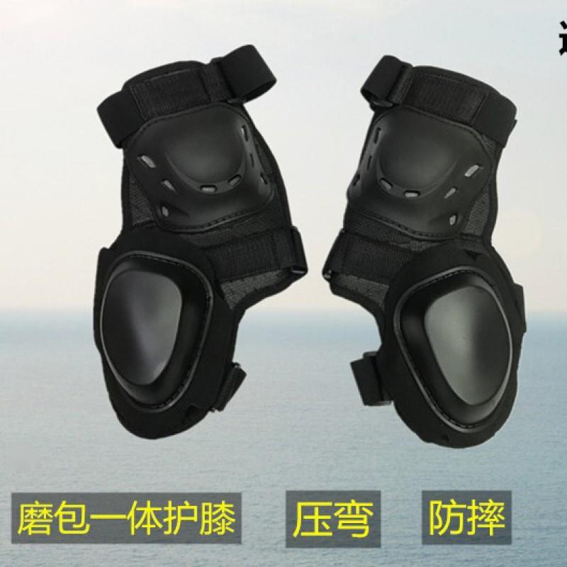 Ginocchiere per Moto con Protezione Anti-Abrasione Rimovibile Sicurezza in Curva Equipaggiamento Protettivo per Ciclismo