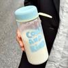 Transparent Milk Water Bottles 400/600ml Drinking Water Bottle Transparent Plastic Cup  Coffee Cups