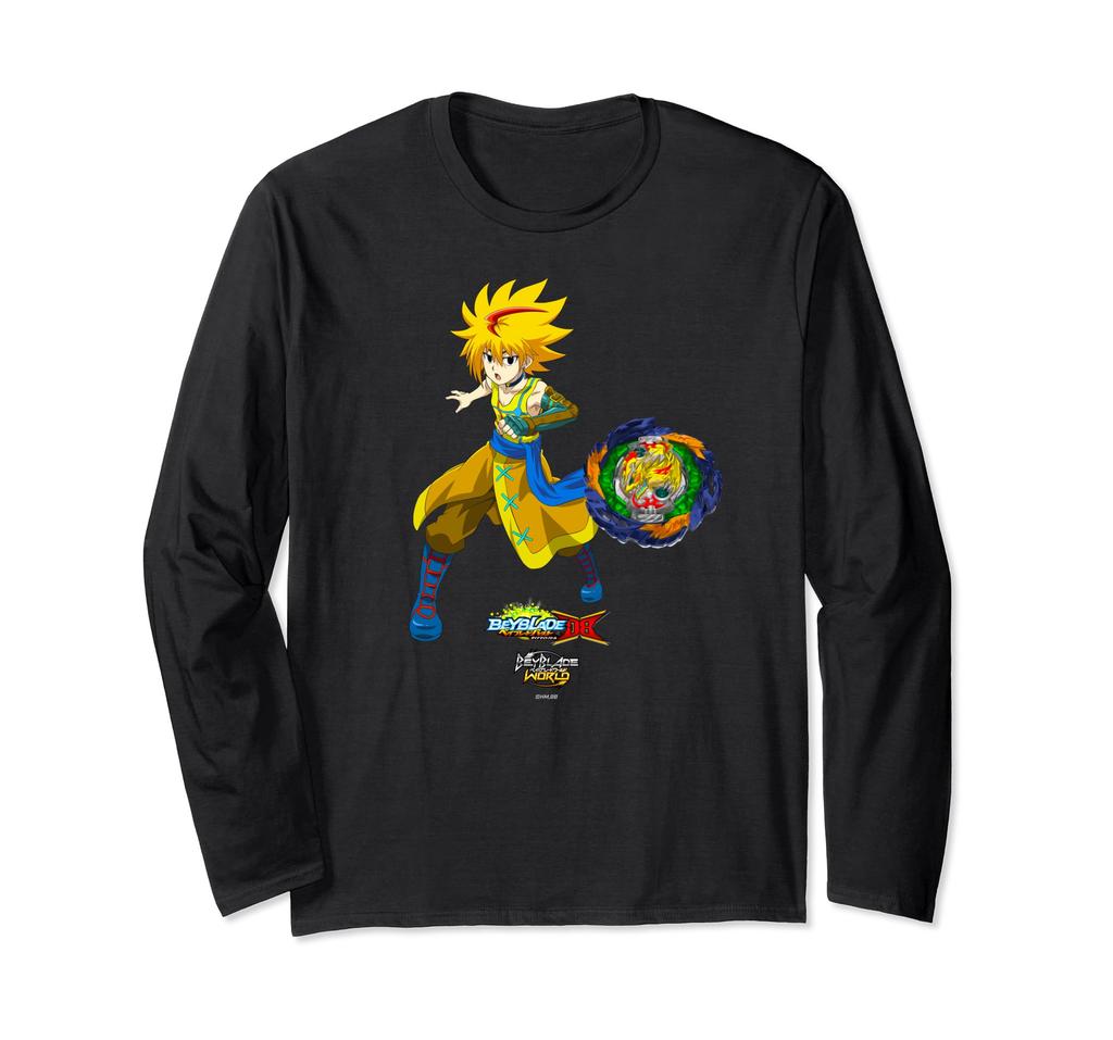 Beyblade Burst Dynamite Battle Free De La Hoya Long Sleeve T-Shirt