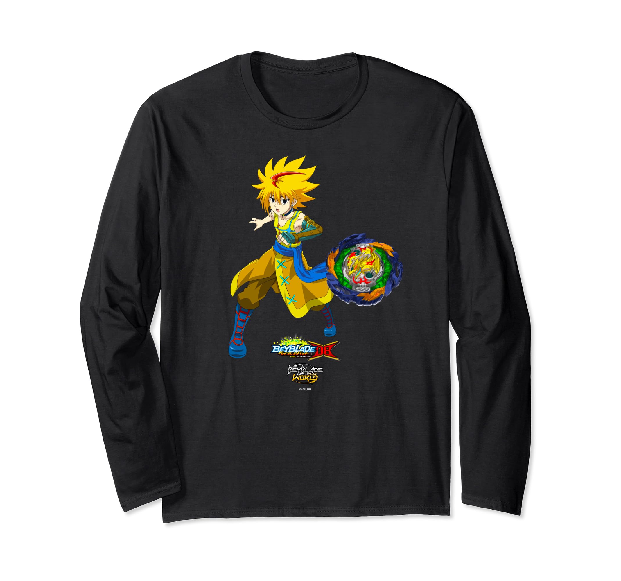 

Beyblade Burst Dynamite Battle Free De La Hoya Long Sleeve T-Shirt