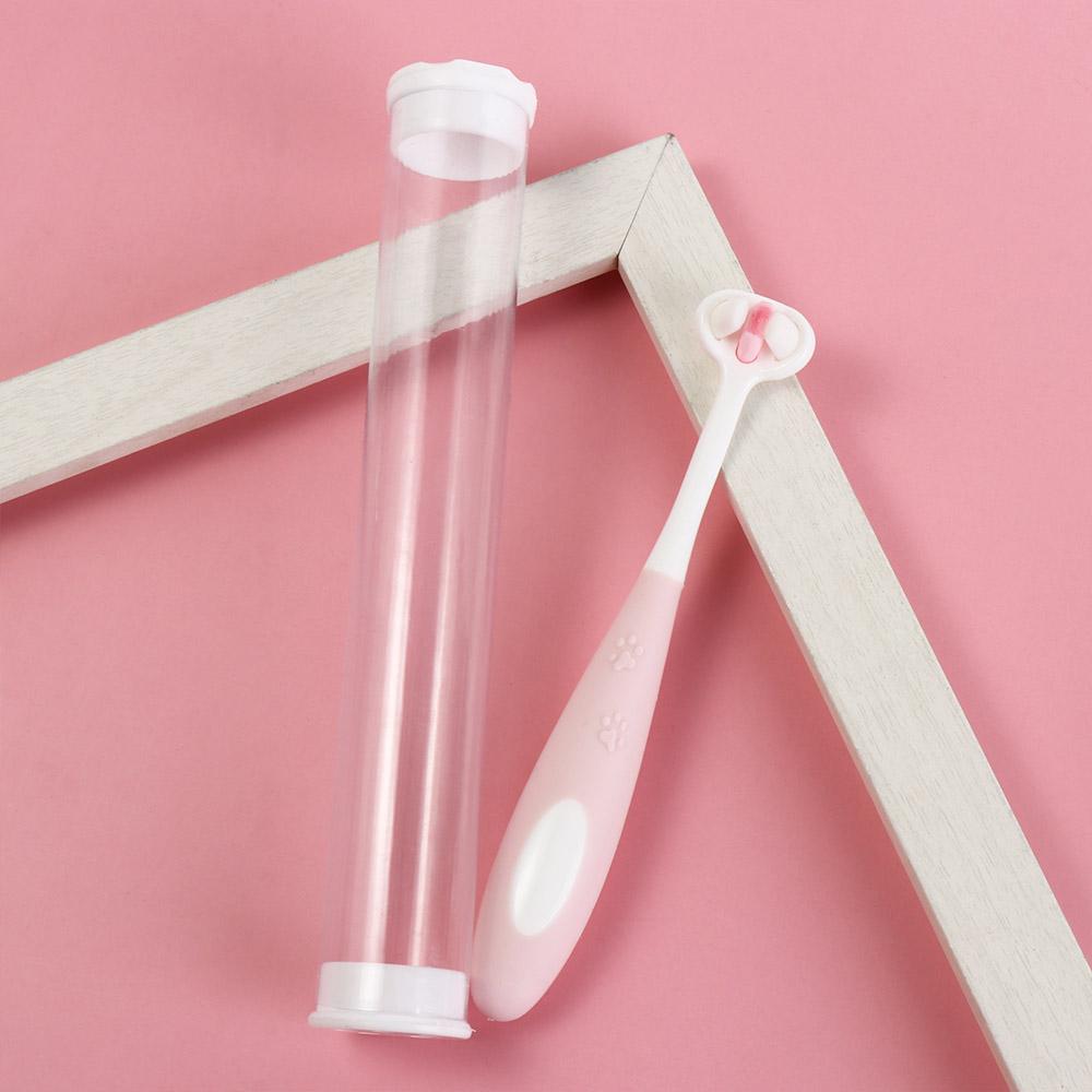 Cartoon Triple Sided Toothbrush Soft Bristles Oral Cleaning Children Toothbrush Durable Teeth Brush