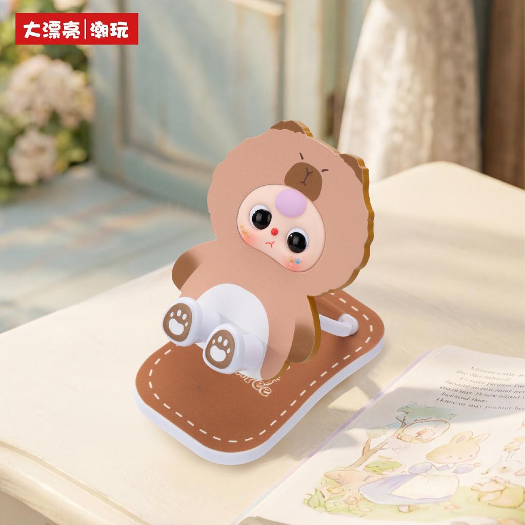 Baby Three Phone Holder Series Blind Box Multiple Styles Cute Doll Tv Buddy Accompany You To Watch Tv Mystery Box Surprise Gifts