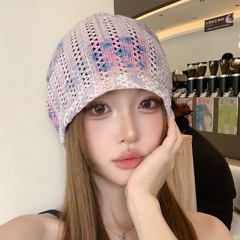 

Легкая шапка-бини Xikong для женщин, милая для шопинга, дышащий пуловер, теплая шапка, в японском стиле, литературная и универсальная вязаная шапка One Size