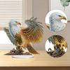 Acrylic Special Shape Eagle Trophy 5D DIY Diamond Art Tabletop Decorations Diamond Painting Desktop Decors for Adults Beginner