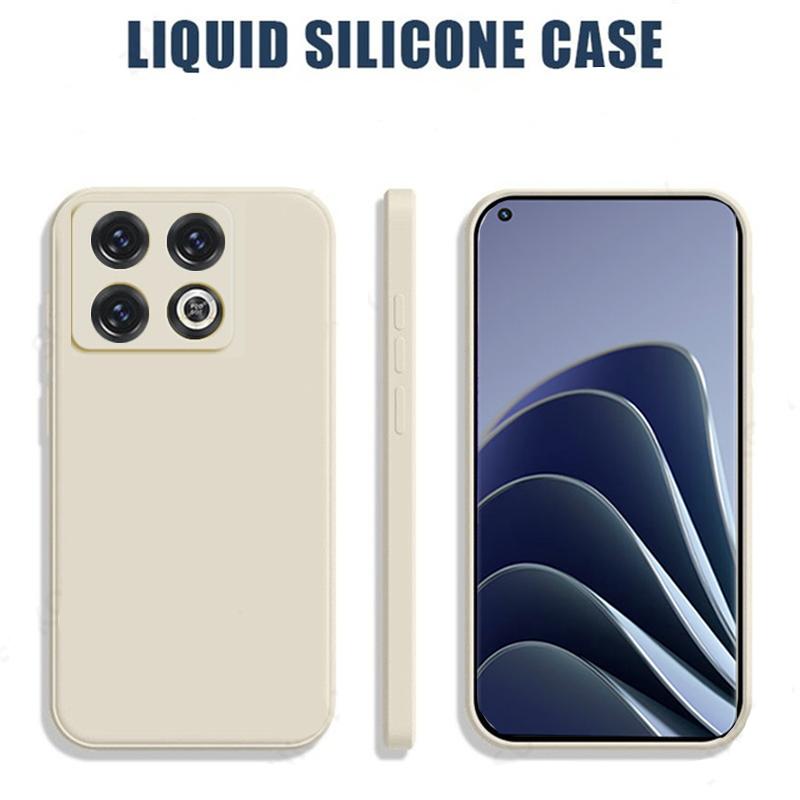 Luxury Square Liquid Silicone Phone Case For OnePlus 10 9 8 7 Pro 1+ 7T 8T 9R 9RT ACE Pro Soft Shockproof Bumper Back Cover Shell