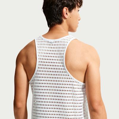 Nike ACG Lauftanktops Herren Weiß/Kohlschwarz Moderat