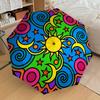 1pc Sun Moon Automatic Folding Umbrella, Heavy Duty 8 Rib Iron Frame,  Suitable for Travel, Daily Use, Birthday, Decor Gift  29