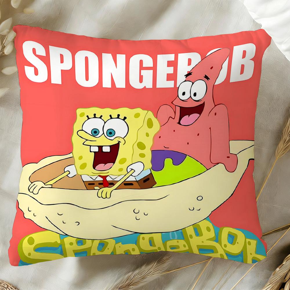 Modern Home Decoration S-Sponge B-Bob Decorative Pillows Personalized Gifts Pillow Cases Covers For Living Room Cushions Cushion