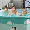 Cute Polar Bear Penguin Inflatable Swimming Pool Thickened PVC Wading Pool Large Size Foldable Family Outdoor Water Pool