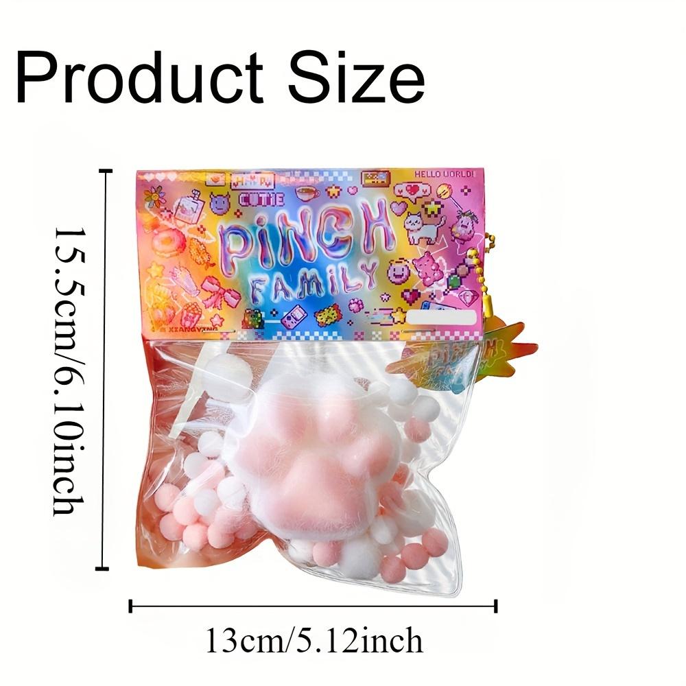 New Cartoon Kawaii Plush Cat Paw Squeeze Toys Super Soft PU Slow Rebound Toy Creative Pinch Toy Fidget Toy Decompressing Toys