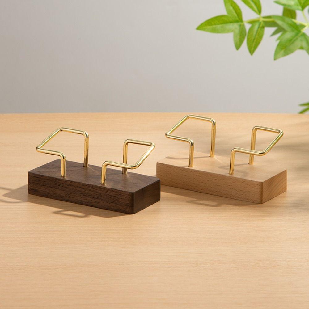 Card Storage Business Card Holder Tabletop Shelf Cards Display Stand Home Office Supply