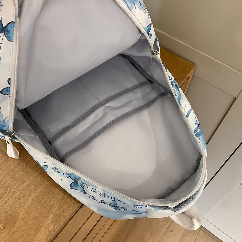 New high-value national antique fresh and sweet backpack junior high school students lightweight spring outing travel large-capacity shoulders